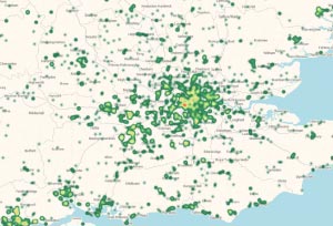 subsidence map