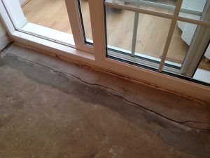 sinking floor