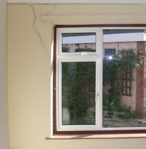 jammed window