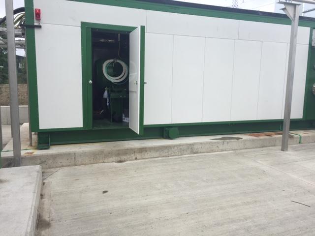 void filling at biogas site